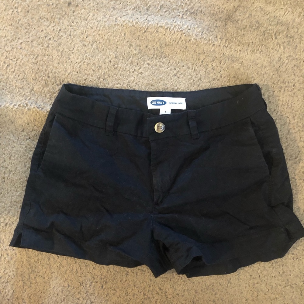Size 4 black shorts